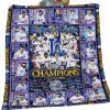 Dodgers 2025 World Series Champions Blanket