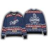 Dodgers 2025 World Series Champions Christmas Ugly Sweater