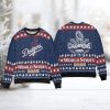 Dodgers 2025 World Series Champions Christmas Ugly Sweater 2