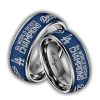 Dodgers 9X World Series 2025 Champions Silver Tungsten Ring