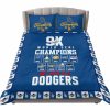 Dodgers 9X World Series Champions 2025 Bedding Set