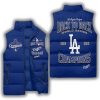 Dodgers Back 2 Back 2025 World Series Champions Puffer Vest