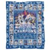 Dodgers Back 2 Back 9-Time World Champions 2024-2025 Blanket