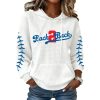 Dodgers Back 2 Back Champions 2025 Waffle Hoodie 3