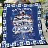 Dodgers Back 2 Back World Series 2025 Champions Thank You For The Memories Blanket 2