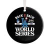 Dodgers Back To Back 2024-2025 World Series Christmas Ornament