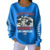 Dodgers Back To Back Champs Print Ribbed Sweatshirt 2