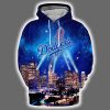 Dodgers Back To Back World Champions 2025 Skyline Hoodie 2