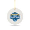 Dodgers Back To Back World Series 2025 Champions Ceramic Christmas Ornament