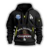 Dodgers Back To Back World Series 2025 Champions Quarter Zip Hoodie 2