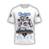 Dodgers Back To Back World Series 2025 Champions Shirt