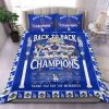 Dodgers Back To Back World Series Champions 24 25 Bedding Set 2