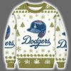 Dodgers Baseball Helmet Ugly Christmas Sweater 2