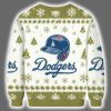 Dodgers Baseball Helmet Ugly Christmas Sweater 3