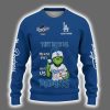 Dodgers Grnch World Series 2025 They Hate Us Ugly Christmas Sweater