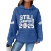 Dodgers Still Champions 2025 Print Waffle Hoodie