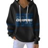 Dodgers World Series Champions 2025 Ribbed Pit Striped Hoodie 3