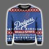 Dodgers World Series Champions 2025 Ugly Christmas Sweater 2