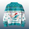 Dolphins Family Have A Merry Christmas 2025 Ugly Sweater 3
