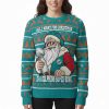 Dolphins Santa All I Want For Christmas Is SB Ugly Christmas Sweater 3