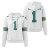 Dolphins Tua Tagovailoa 1 Waffle Hoodie 2