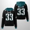 Eagles Cooper DeJean 33 Waffle Hoodie 2