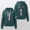 Eagles Jalen Jurts 1 Waffle Hoodie