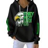 Eagles They Not Like Us Print Pit Striped Hoodie 3