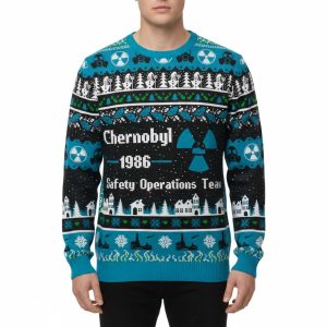Chernobyl 1986 Safety Operations Team Ugly Christmas Sweater