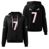 Falcons Bijan Robinson 7 Waffle Hoodie