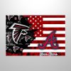 Falcons x Braves Personalized Flag