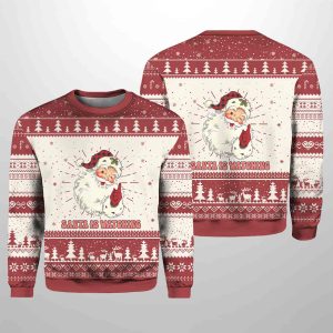 Be Nice To The Teacher Santa Is Watching Ugly Christmas Sweater