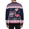 Flamingo Im The Reason Santa Has A Naughty List Ugly Christmas Sweater 2