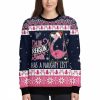 Flamingo Im The Reason Santa Has A Naughty List Ugly Christmas Sweater 3