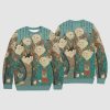 Formal Ukiyo-e Cat Nobles Ugly Christmas Sweater