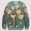 Formal Ukiyo e Cat Nobles Ugly Christmas Sweater 2
