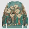 Formal Ukiyo e Cat Nobles Ugly Christmas Sweater 3