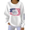 Freedom In Memory Of Dick Cheney 1941-2025 Pit Striped Sweatshirt
