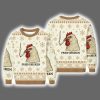 Fried Chicken 420 Smoking Meme Ugly Christmas Sweater