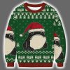 Frog Wearing Santa Hat Ugly Christmas Sweater 2