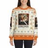 Funny Cat Smoking Meme Virginia Ugly Christmas Sweater 3