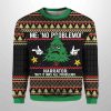 Funny Christmas Tree No Problemo Christmas Ugly Sweater 2