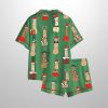 Funny Christmas Vibes Inappropriate Peni Balls Satin Pajama Set 4