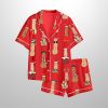 Funny Christmas Vibes Inappropriate Peni Balls Satin Pajama Set 5