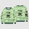 Funny Electric Shock Skeleton Ugly Christmas Sweater