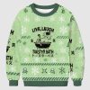 Funny Electric Shock Skeleton Ugly Christmas Sweater 2
