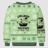 Funny Electric Shock Skeleton Ugly Christmas Sweater 3