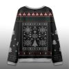 Funny Goose Honking Through The Snow Ugly Christmas Sweater2