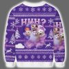 Funny Meme Huh Cat Ugly Christmas Sweater 3