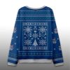 Funny Penguin Overstimulated But Festive Ugly Christmas Sweater1